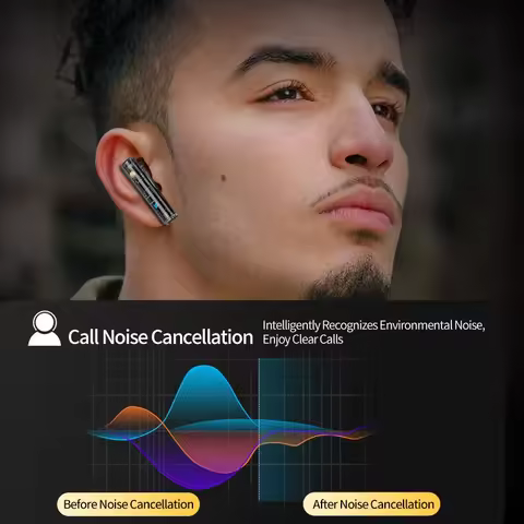 KZ Carol Pro ANC TWS Bluetooth 5.4 Earphones Active Noise Cancellation 6 Mic LDAC HiFi True Wireless