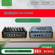倍控N5105四核四網2.5GI226迷你無風扇J4125主機N5100溫控風扇N100軟路由愛快linux/cento