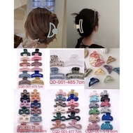 Korea Version Fashion Clamp Matte Color 7cm 001-474~001-520