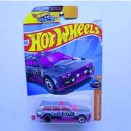 Pink Gray Dagon Track Hot Wheels - Racing Car