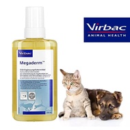 VIRBAC MEGADERM 250 VITAMINML FOR CAT AND DOG SKIN FUR BOTTLE