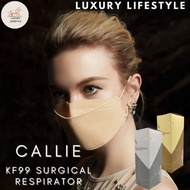 【20pcs】Callie KF99 FFP3 Particulate Respirator Surgical Mask Korea Design Mask 4Ply Mask KF94 Grey M