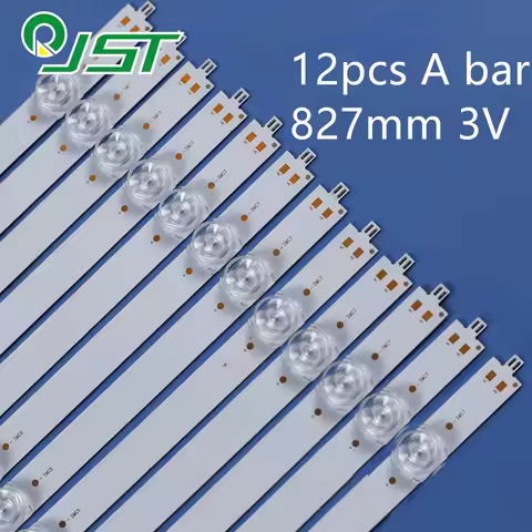 12pcs/Kit A Bar LED Strips TV LED75D07A-ZC66AG-05 30375007007 LED75D07A-ZC66AG-06 30375007005 100044