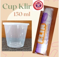 Thinwall pudding MURAH!! / KLIR CUP anti pecah 150 ml mini / isi 25pcs