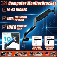 Computer Monitor Bracket Adjustable Monitor Arm Mount up to 10 KG and 17-34 inch monitor