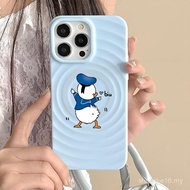 手机壳 11Pro 13Pro 11 12 13 14 15 16Plus 11 12 13 14 15 16PRO MAX Duffle Cartoon Phone Case Magnetic Su