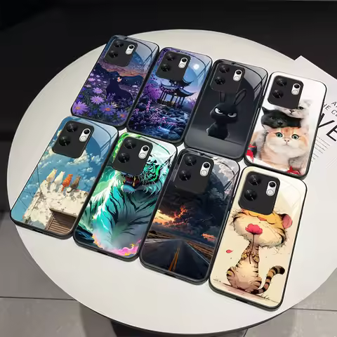 For Infinix Zero 30 Phone Case Trendy Design Tempered Glass Hard Bumper For Zero30 4G 5G X6731B X673
