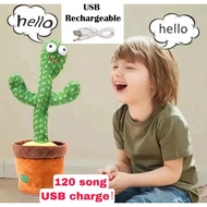 120 Songs Cactus Toy Talking Cactus Dancing Cactus Talking Recording Childhood Education Plush Educa