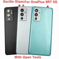For OnePlus 9RT 5G Original Battery Glass Back Door Lid Rear Cover Housing Panel Case With Camera Fr