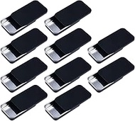 Mironey 2.36" x 1.34" x 0.43" Metal Slide Top Tin Containers Black Rectangle Metal Tin Box Empty Sto