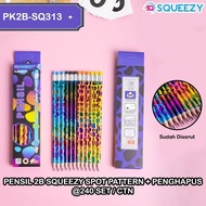 (12pcs) 2B SQUEEZY SQ-313 pencil/ 2B pencil 2B pencil wholesale