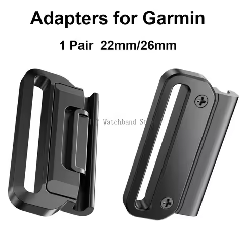 2PCS Watchband Adapters for Garmin Tactix 7Pro Fenix 7X 6X 7 5 6 Pro Watch Connector Easyfit Buckle 