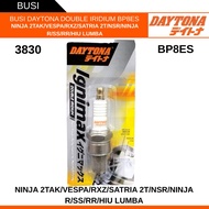DOUBLE IRIDIUM SPARK PLUG BP8ES NINJA/RXZ/VESPA/NINJA R/RR/SSS/HIU DUMBA 3830 ORIGINAL DAYTONA