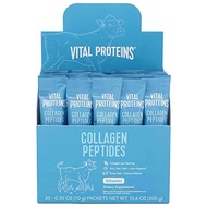 Vital Proteins Collagen Peptides Powder Supplement (Type I, III) Travel Packs, Hydrolyzed Collagen f