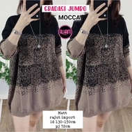 BLOUSE WANITA JUMBO LD 130 IMPOR KEKINIAN KOREAN STYLE PAKAIAN WANITA BAJU ATASAN BLOUSE RAJUT IMPOR