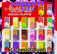 100% ORIGINAL Aladdin Pro Enjoy Box 12000 Puffs Disposable Pod SUPERKEY MOTOR B10H-12-5