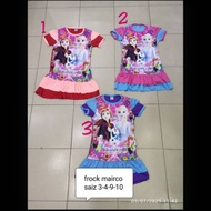 Baju tidur Frozen Girl