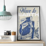 2025 1pc Wave To Earth Poster HD Posters Home Room Bar Cafe Decor Art Wall Painting Picture