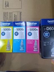 Brother D60BK BT5000Y/M/C墨水