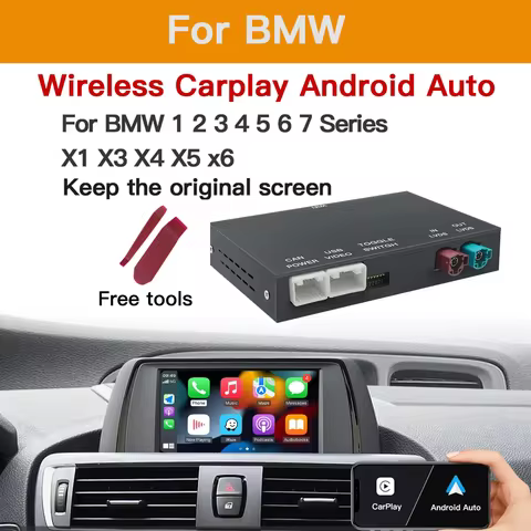 Wireless CarPlay module for BMW NBT,CIC System 1 2 3 4 5 6 7 Series X1 X3 X4 X5 X6 MINI F56 F15 F16 
