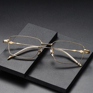[TOTU Glasses] Pure Titanium Glasses Frame Silver Wire Glasses Frame Big Face Myopia Glasses Can Be 