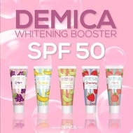 READY STOCK  DEMICA SPF50 W H I T E N I N G B O O S T E R 5 FLAVOUR
