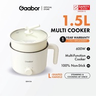 Gaabor 1.5L Mini Electric Cooker Multi Electric Skillet Hot Pot Non Stick Mini Wok Pan GR-N15A