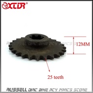49CC ENGINE 25T 25H Drive Gear Sprocket FOR Chain 2 Stroke Engine Gear Box Transmission  bike Petrol