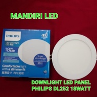 Lampu Downlight Philips DL252 18w/18watt Led Panel Light Philips 18W