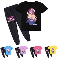 2026 E-Commercial Children's Clothing My Push Children Casual Fashion Short-Sleeved T-Shirt+Trousers