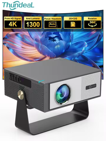 ThundeaL TD95Max Projector 4K Full HD1080P Cinema Android WiFi Mini Portable TD95W MAX 1080P Home Th