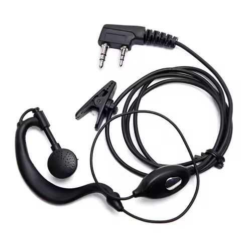 Walkie Talkie Headset Earphone K-Plug Wired Two Way Ham Radio Earpiece For Baofeng BF-888S UV5R Walk