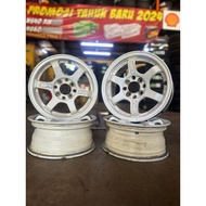 Rim 2nd 14” 15" dan 16 & 17 pcd100/pcd114 viva/saga/myvi/alza/wira/honda/vios/iswara/persona/waja/ir