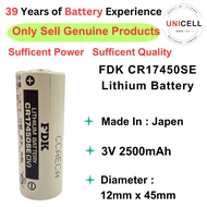 FDK CR17450SE 3V lithium battery 2500MAH