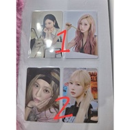 [official] photocard trading card aespa winter giselle ningning