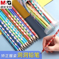 colour pencil pensel warna pensil warna Chenguangdong Pencil Student Correction Grip Hole Pen Color 
