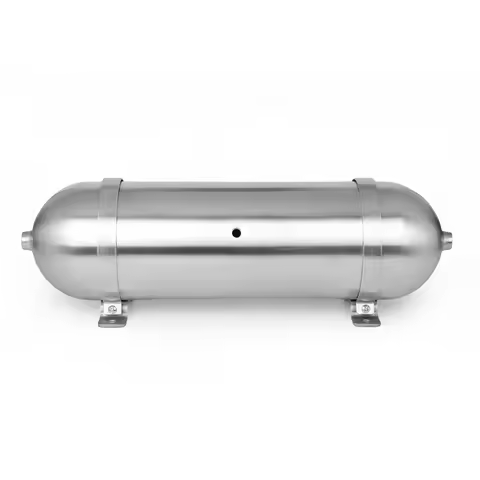 Polish 3 Gallon Seamless Aluminum Air Reservoir Tank for Air Ride Suspension System