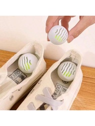 6PCS Shoes Deodorant Fresher Ball Shoes Clothes Cabinet Deodorant Lasting Fragrance Air Freshener Wa
