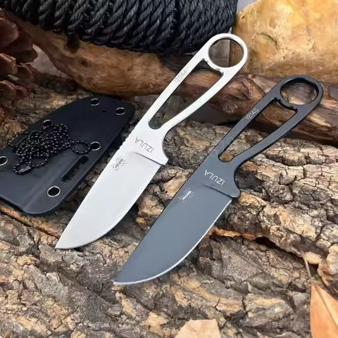 NEW Ant Fixed Blade Knife Sharp 8Cr13mov Blade with Sheath Portable Outdoor Rescue Tactical Knife ED