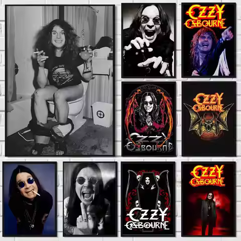 Rest Prince of Darkness O-Ozzy Osbourne Poster HD art sticky wall waterproof home living room bedroo