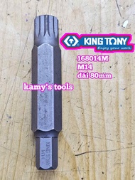 Mũi vít đóng đầu bông Kingtony M6 M8 M9 M10 M12 M14 dài 80mm 168006M 168008M 168009M 168010M 168012M