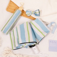 26 New Products Azure Blue Green Field Umbrella Female Sunscreen Anti-Ultraviolet Sunshade Rain or R