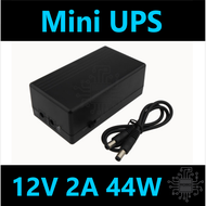 Mini UPS 12V 2A (44W) แบตสำรองไฟสำหรับ Router Finger Scran