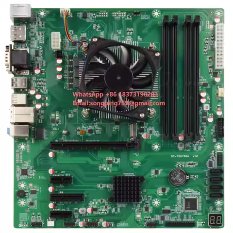 Zhaoxin KX-U6780A Embedded Motherboard 8C/8T 4K 60Hz DDR4 128GB M.2 4 SATA ATX Form Factor Industria