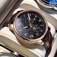 BlessU Kegllect Men Quartz Watch Business Large Dial Watches Luminous Pointer Life Waterproof Classi