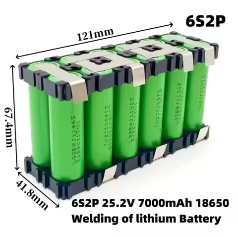 2S1P 3S2P 4S1P~5S2P 6S2P MJ1 18650 battery pack custom MJ1 18650 battery welding 3500mAh / 7000mah b