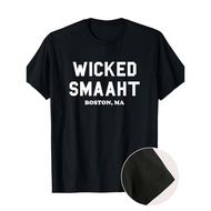 Wicked Smaaht, Boston, MA, Funny Boston GiftCotton