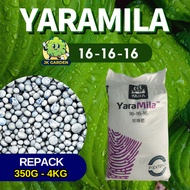 【BAJA NPK 161616】Yaramila NPK 16-16-16 Baja Subur Pokok Daun  Fertilizer Prilled 珍珠肥 【REPACK 100% OR
