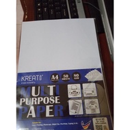 A4paper kualiti 80gsm(50 pcs ) /packetrm4.50