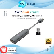 iFi audio Go Link Max USB-C DAC & Headphone Amp 3.5mm / 4.4mm with USB-C to A adapter